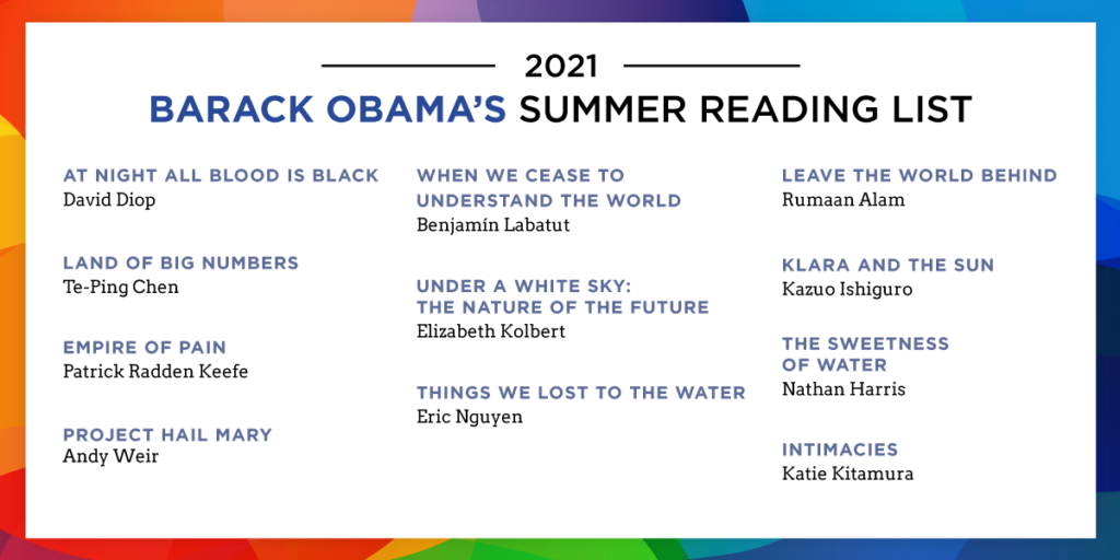 Obama selects Under a White Sky by Elizabeth Kolbert for his summer